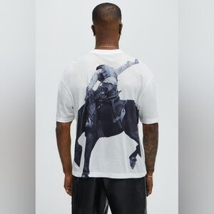 Wild West Relaxed Mesh Tee Fashion Nova